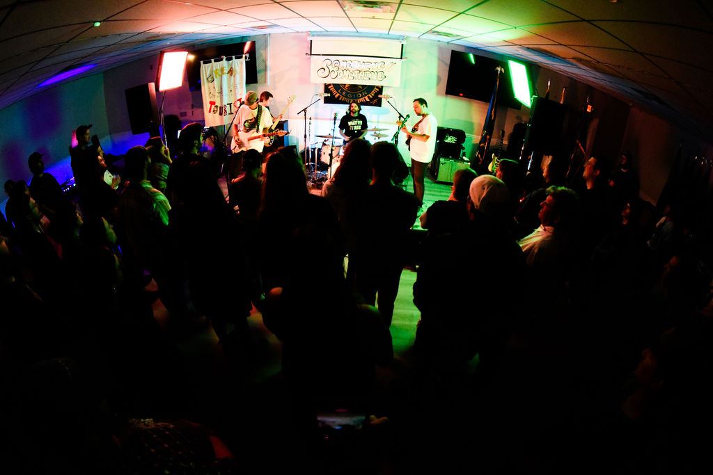 Something//Something performing at the Sweeney Post in Manchester, New Hampshire, during the Pixel Fetish 10-year reunion show.